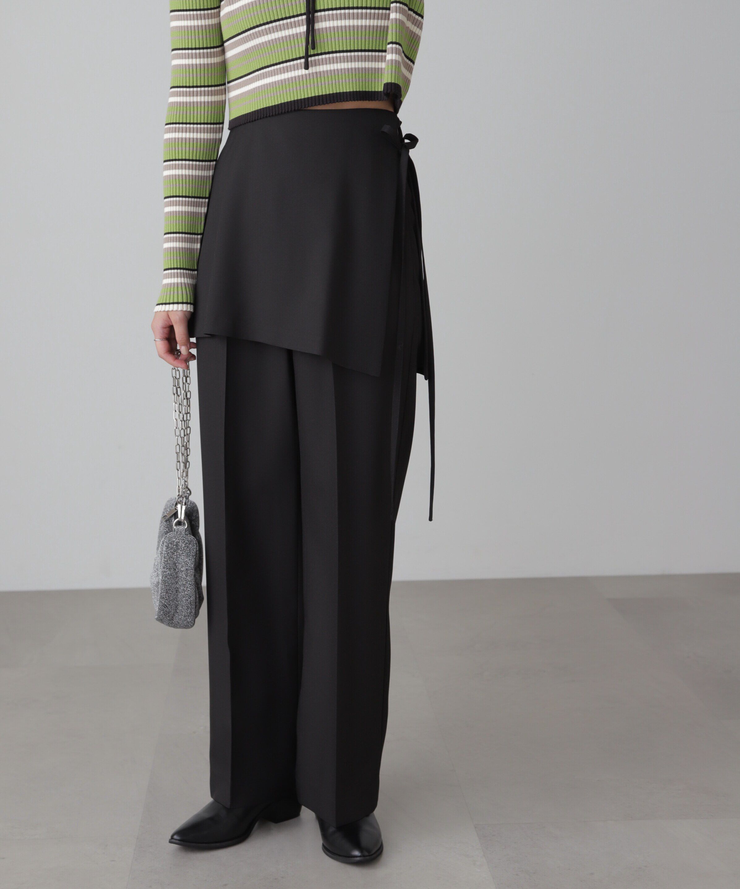  「ミニラップスカートレイヤードパンツ」|その他|