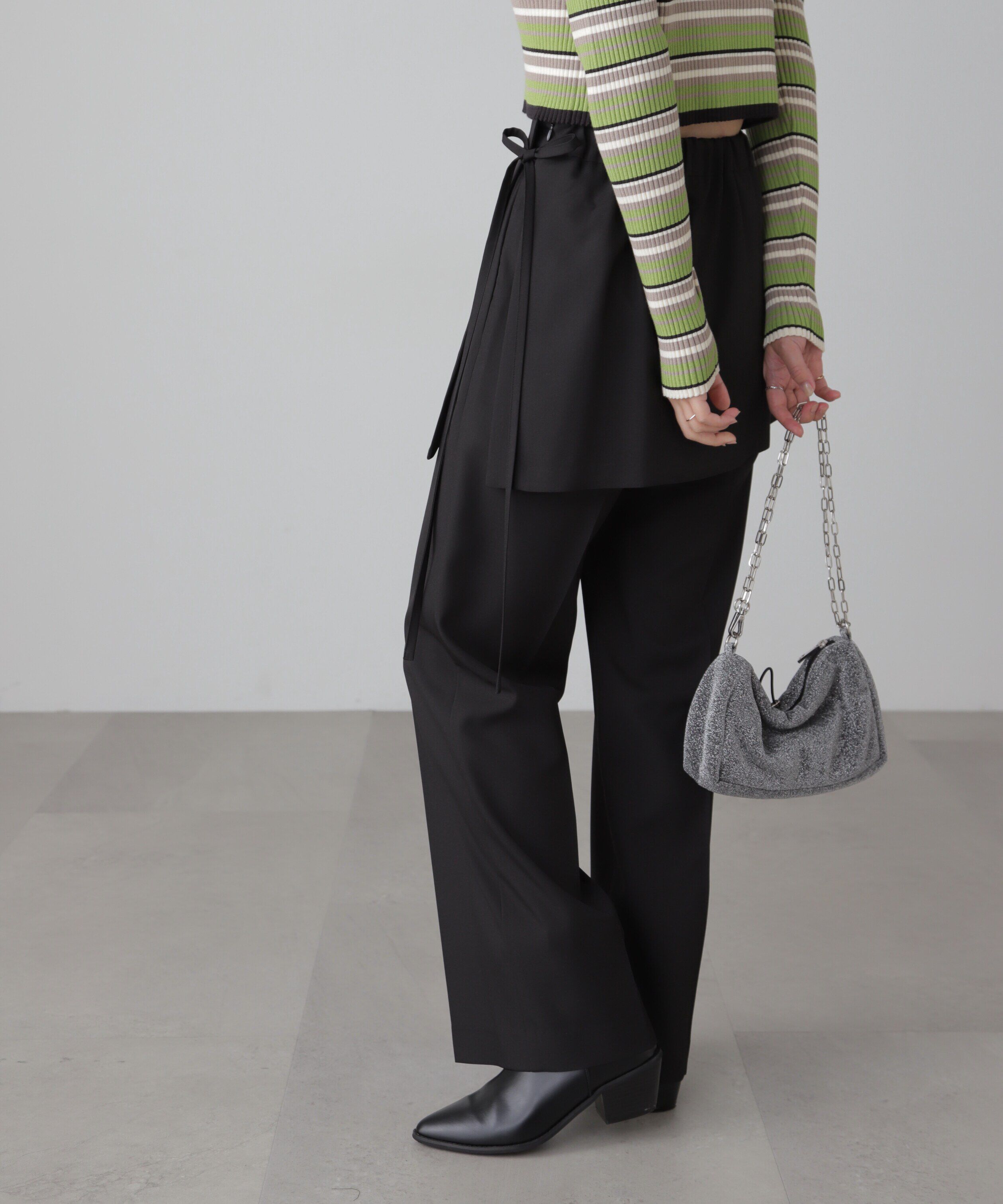  「ミニラップスカートレイヤードパンツ」|その他|