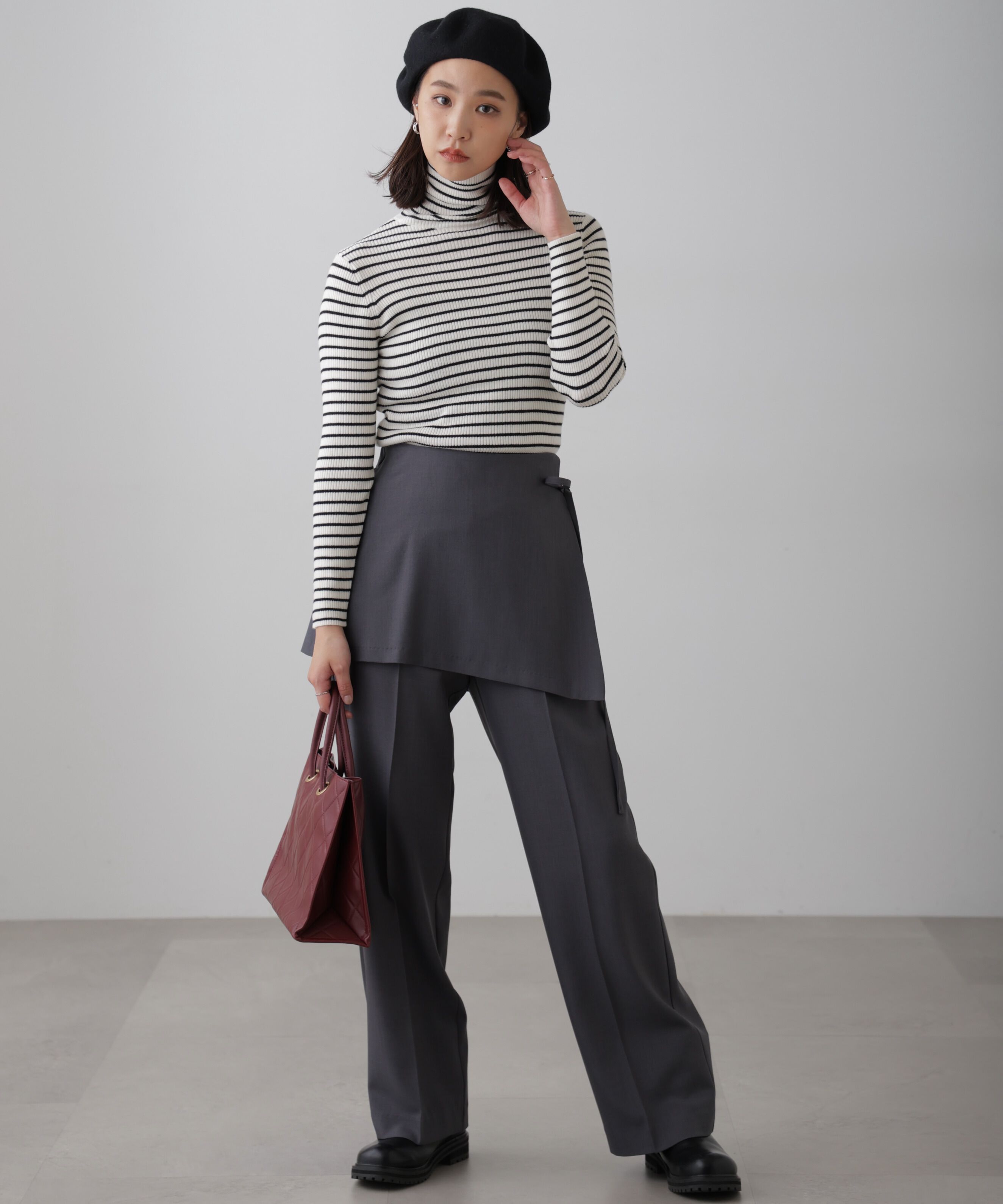  「ミニラップスカートレイヤードパンツ」|その他|