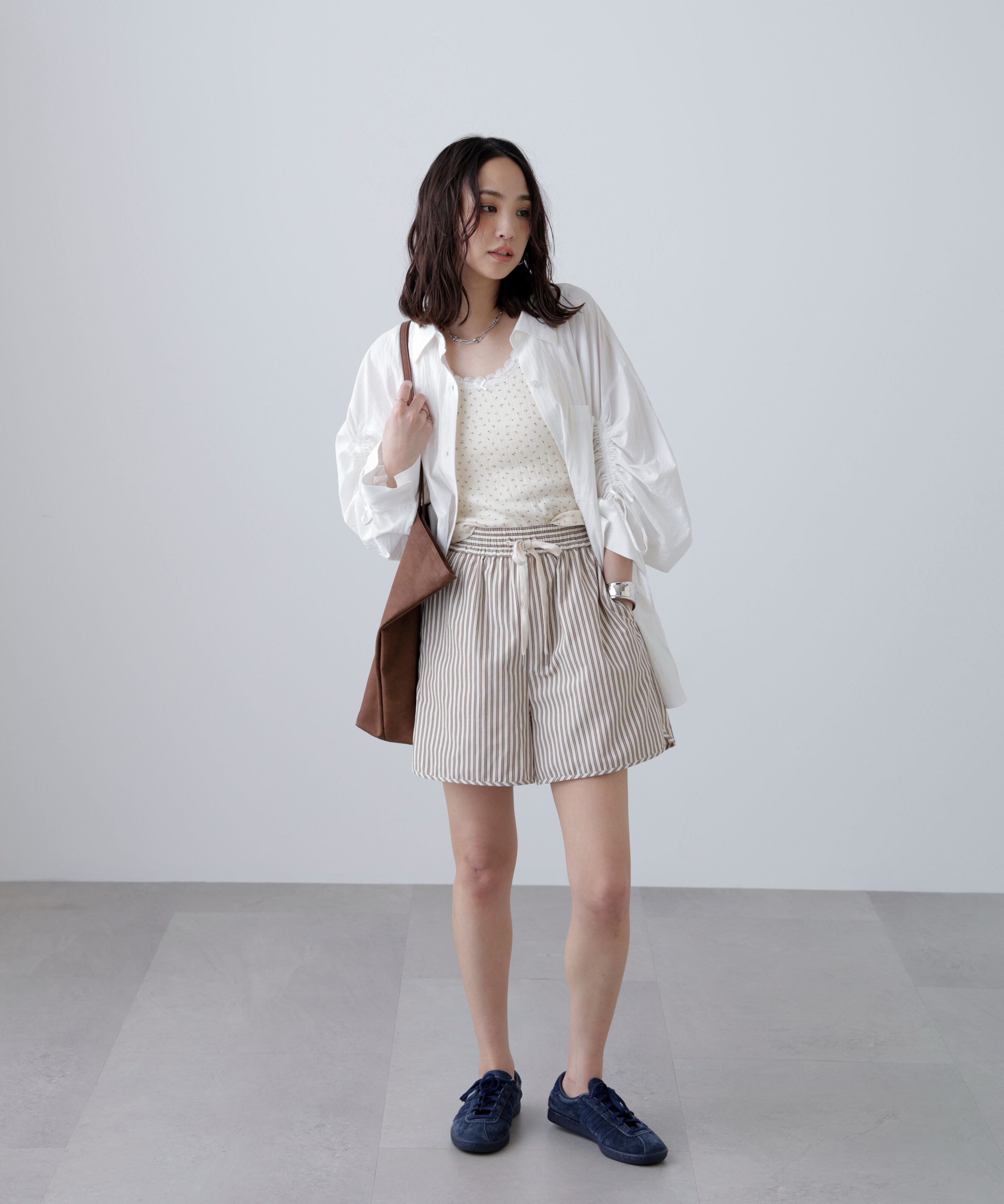  「〈セットアップ対応〉ストライプショートパンツ」|その他|