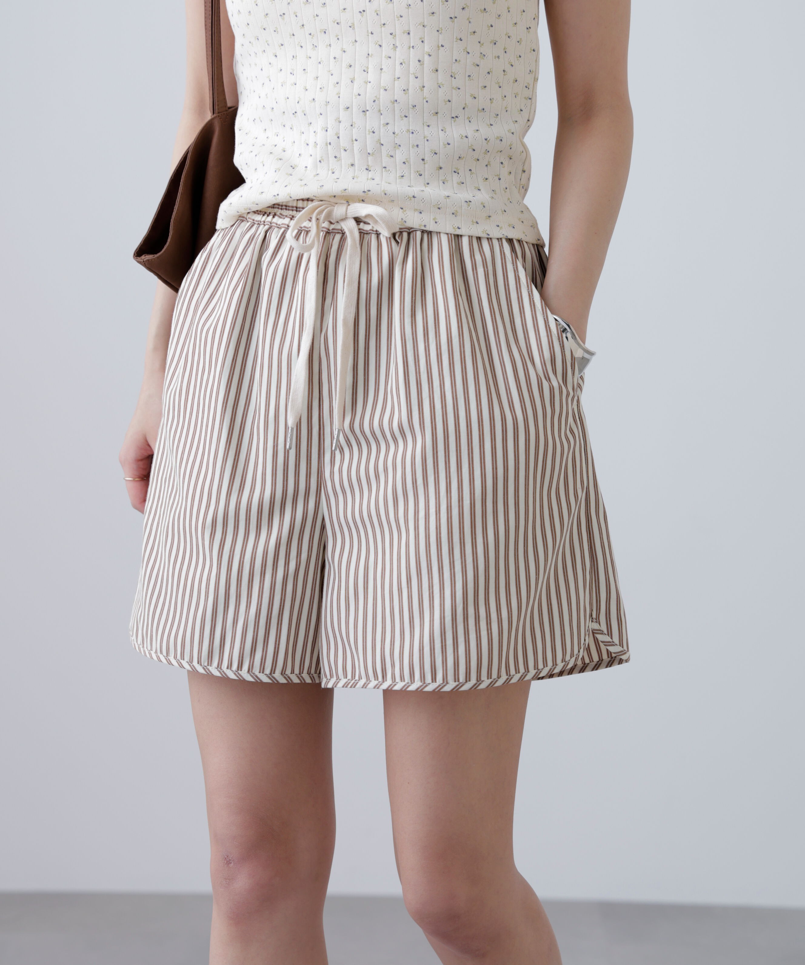  「〈セットアップ対応〉ストライプショートパンツ」|その他|