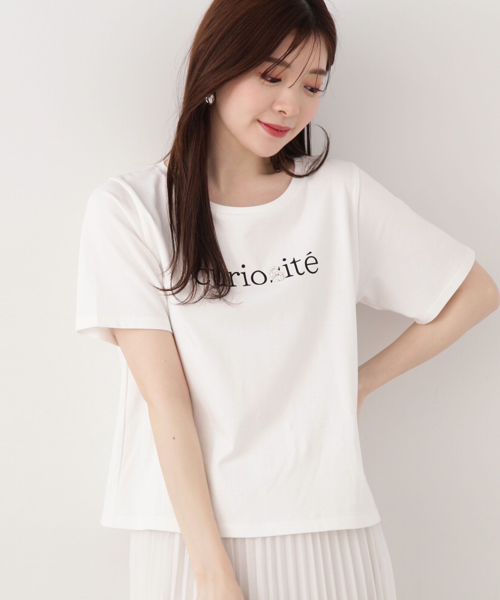 PROPORTION BODY DRESSING「パールロゴTシャツ」|Tシャツ・カットソー|