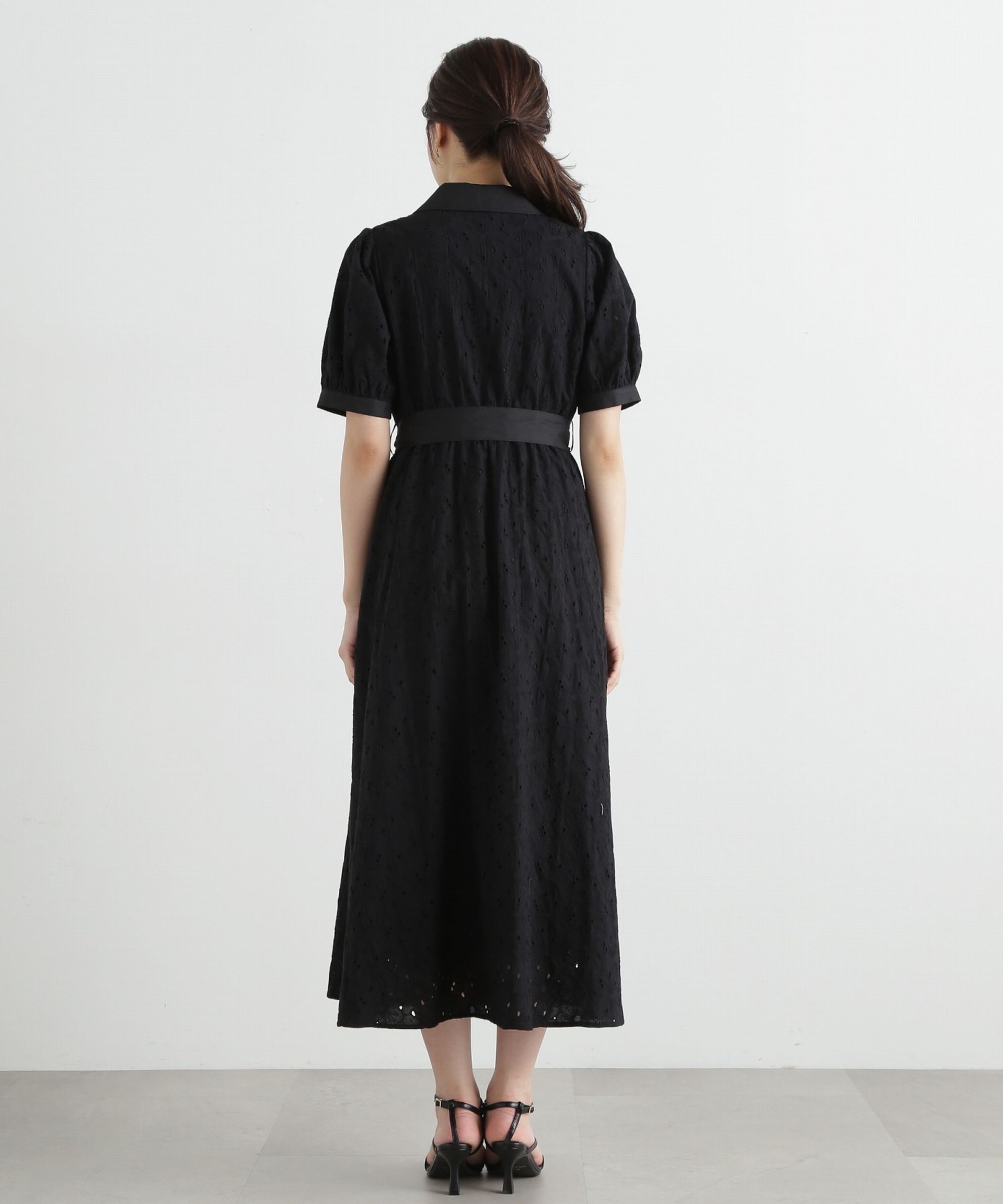 PROPORTION BODY DRESSING「カットワーク刺繍シャツワンピース」|ワンピース|
