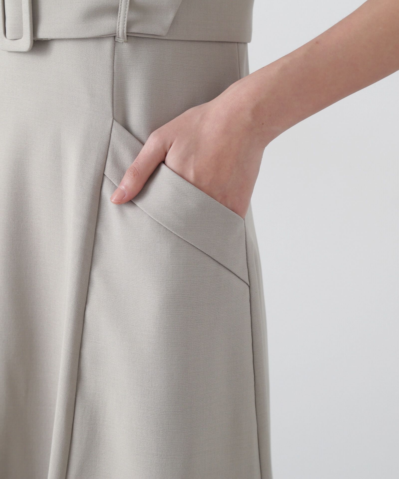 PROPORTION BODY DRESSING「ベルト付きマーメイドワンピース」|ワンピース|