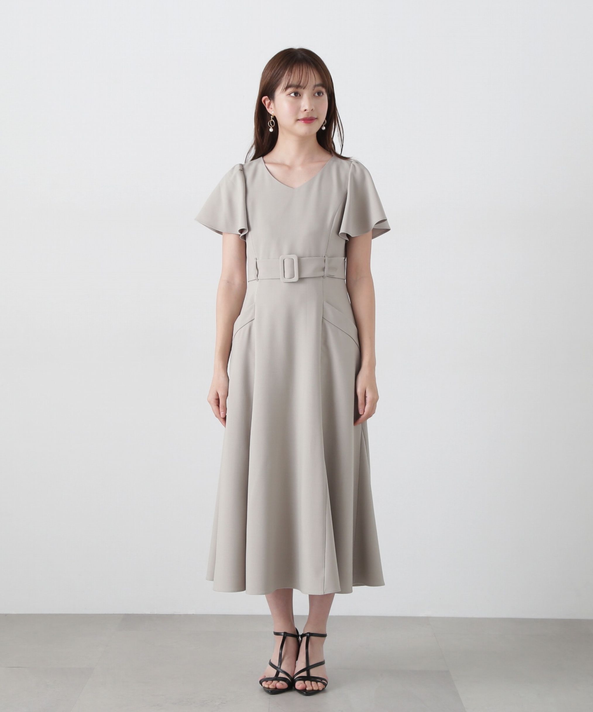 PROPORTION BODY DRESSING「ベルト付きマーメイドワンピース」|ワンピース|