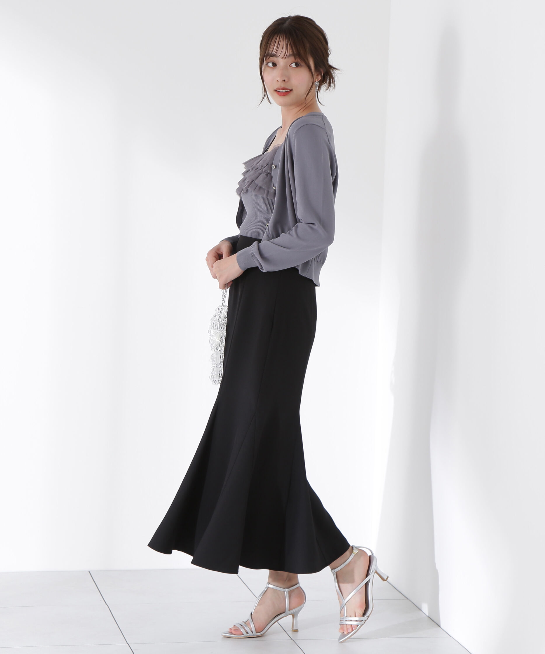 PROPORTION BODY DRESSING「ハイウエストマーメイドスカート」|スカート|