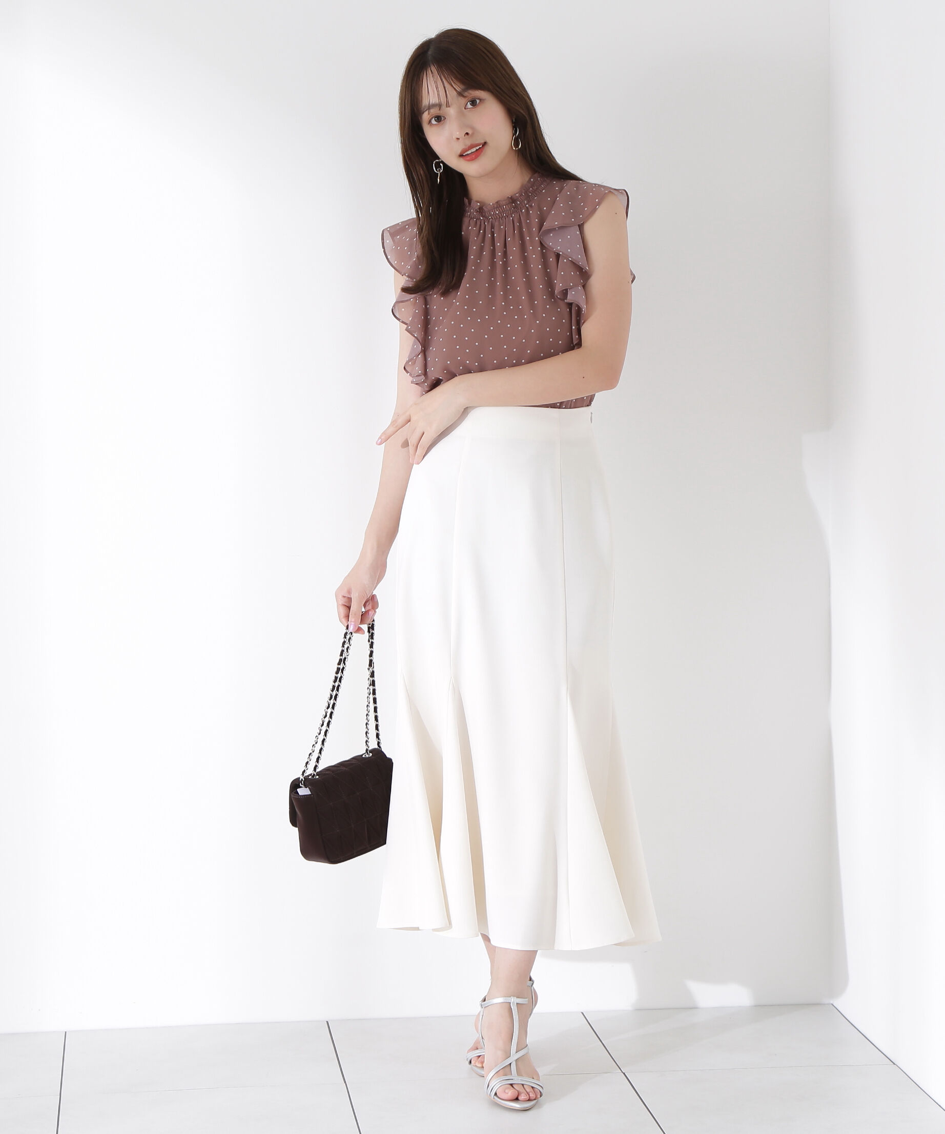 PROPORTION BODY DRESSING「ハイウエストマーメイドスカート」|スカート|