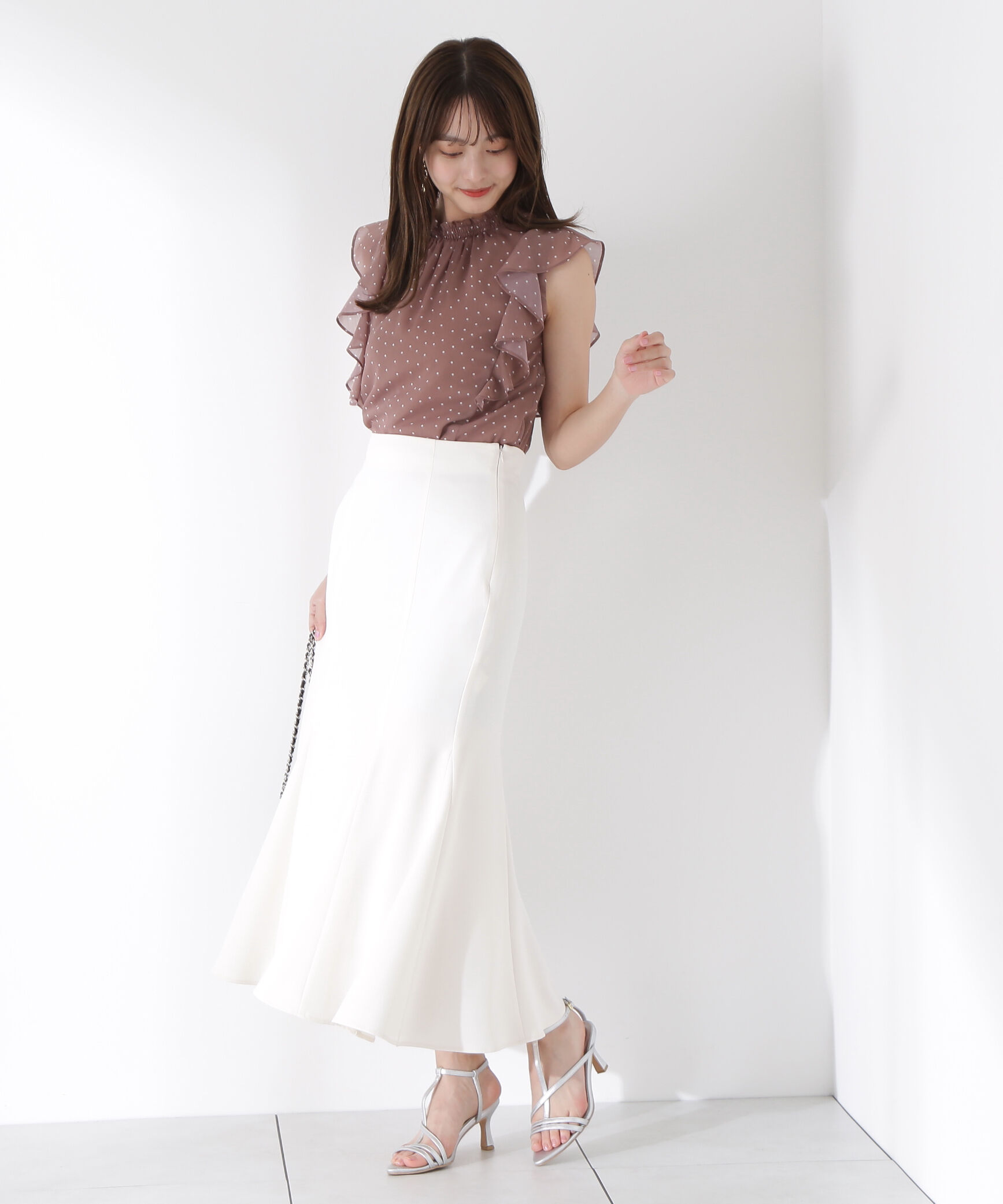 PROPORTION BODY DRESSING「ハイウエストマーメイドスカート」|スカート|