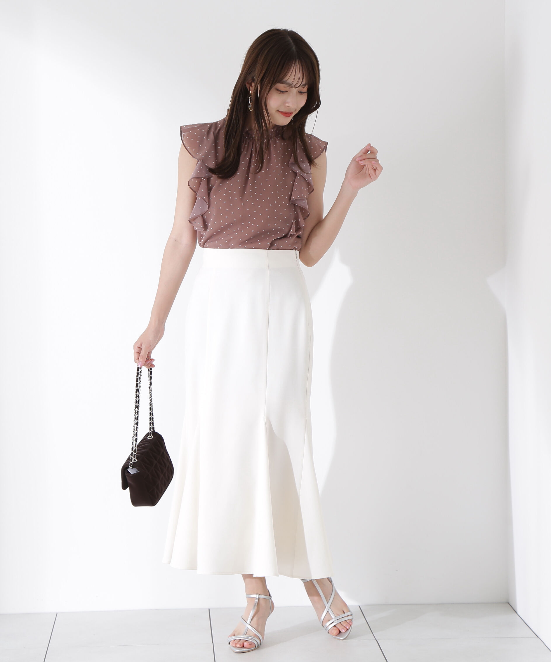 PROPORTION BODY DRESSING「ハイウエストマーメイドスカート」|スカート|