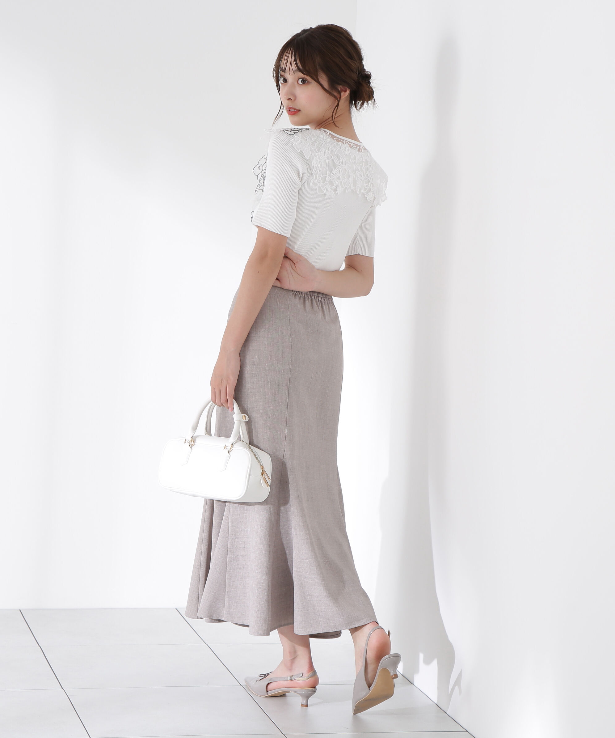 PROPORTION BODY DRESSING「ハイウエストマーメイドスカート」|スカート|