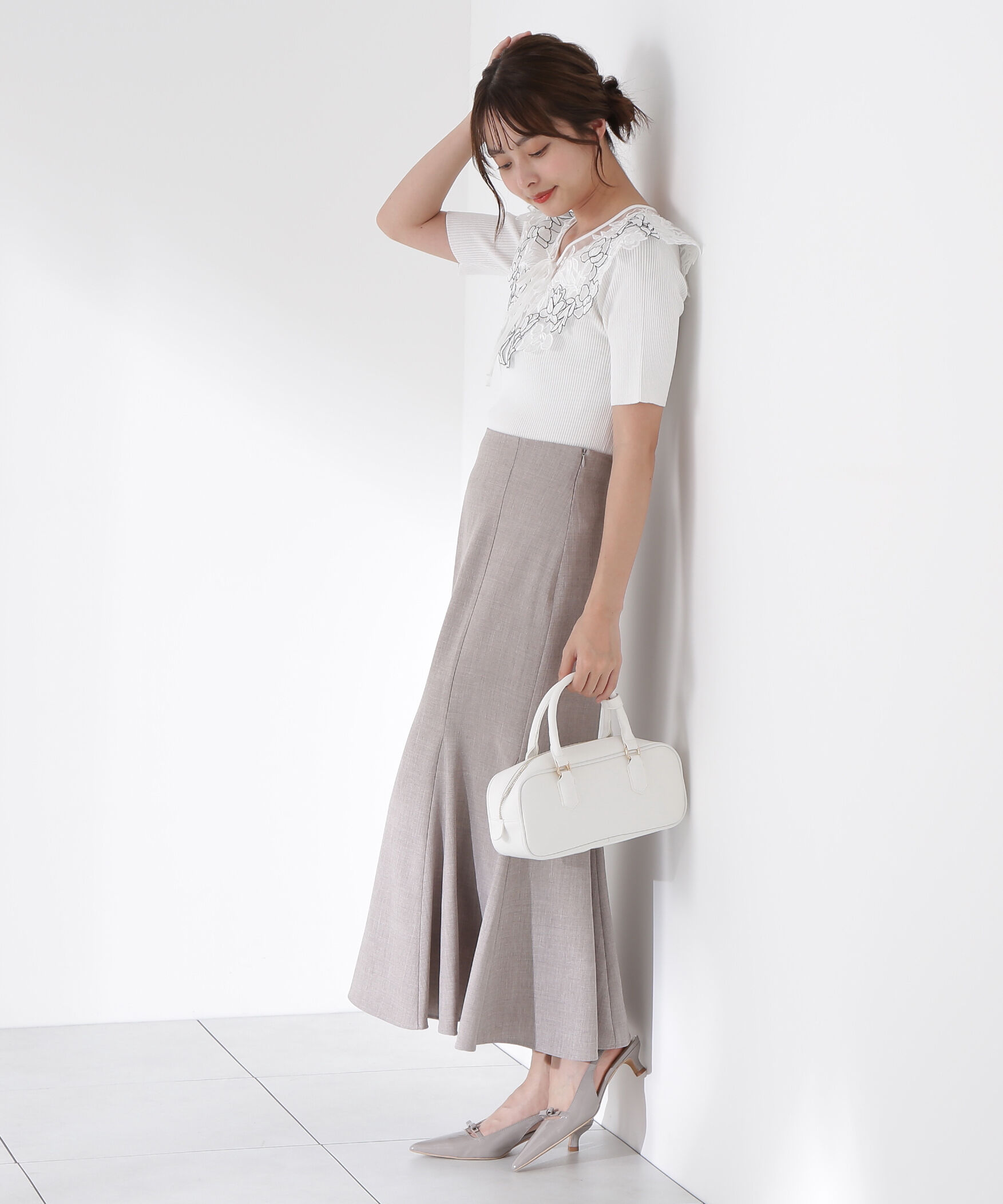 PROPORTION BODY DRESSING「ハイウエストマーメイドスカート」|スカート|