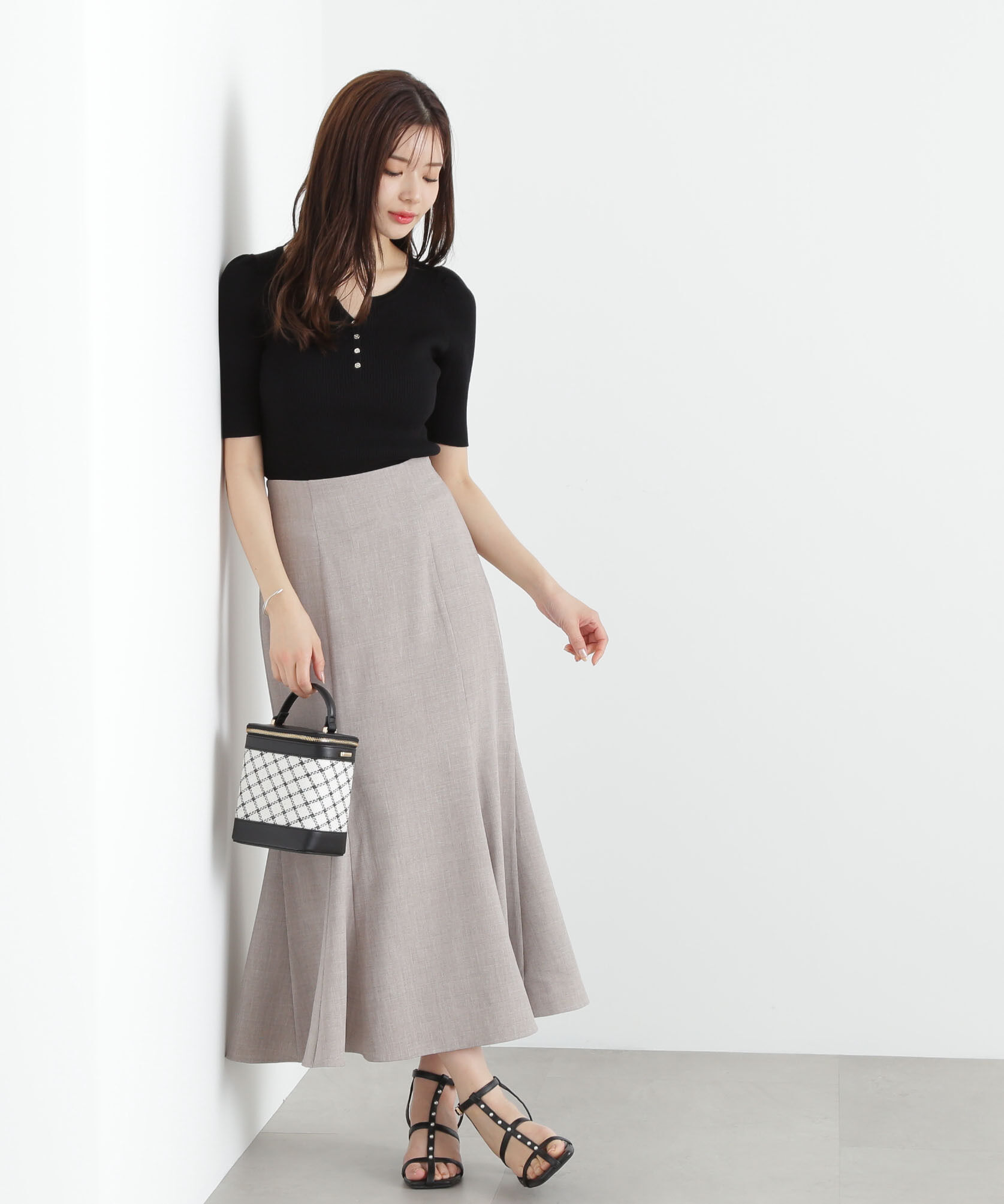 PROPORTION BODY DRESSING「ハイウエストマーメイドスカート」|スカート|