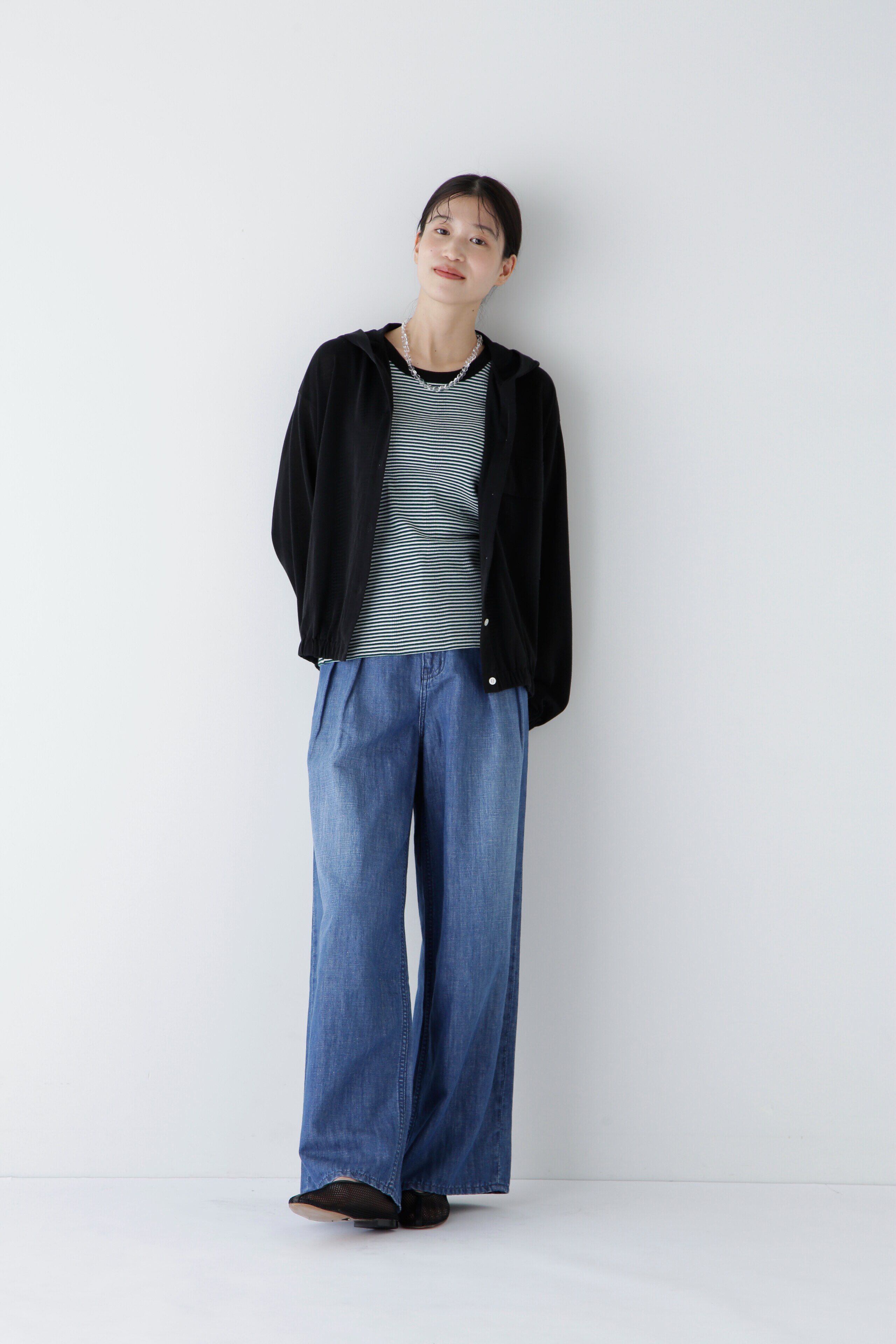  「◆コットンナイロンプレーティング天竺カットソー」|Tシャツ・カットソー|