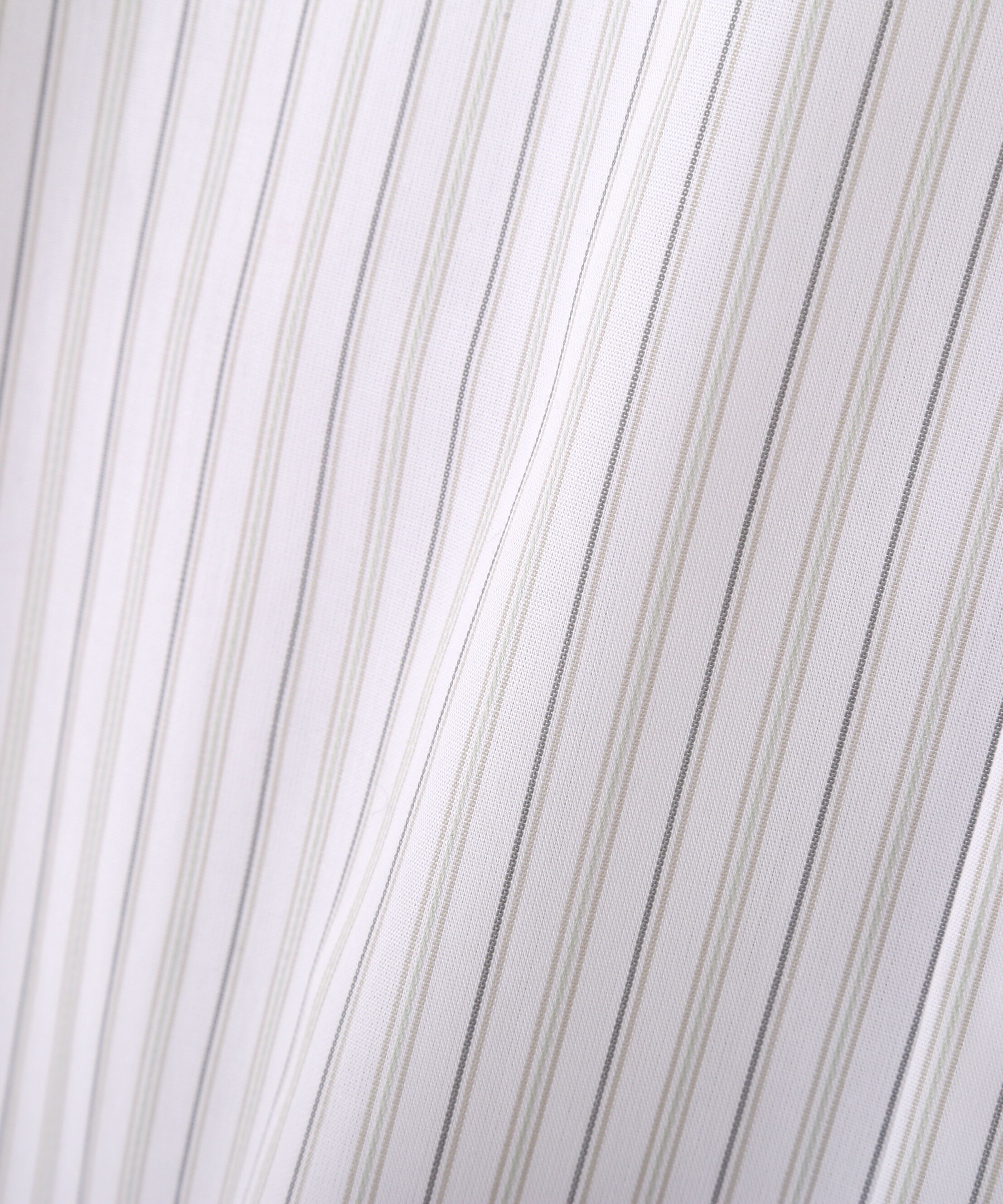  「◆先染めストライプスタンドフリルブラウス」|シャツ・ブラウス|