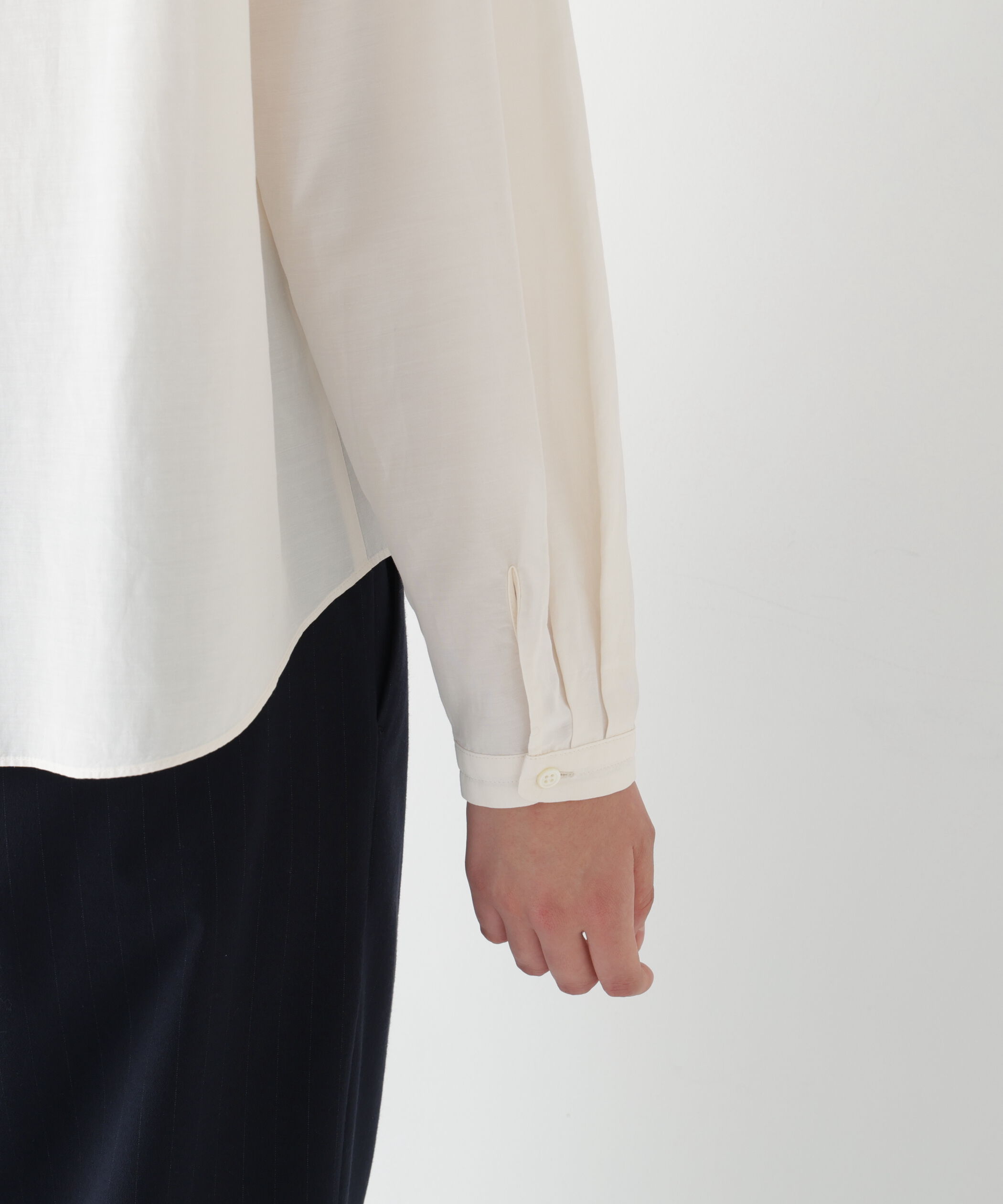  「◆レースドッキングハンドカラーブラウス」|シャツ・ブラウス|