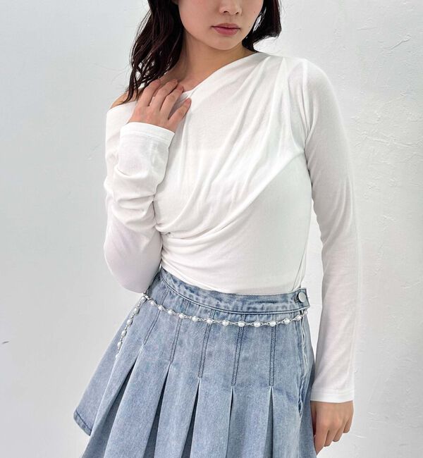 archives「タックカットドレープＴＯＰＳ」|Tシャツ・カットソー|OFF WHITE