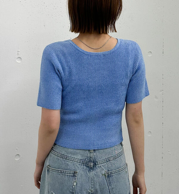 archives「ハーフスリーブＷｚｉｐモールニット」|ニット・セーター|