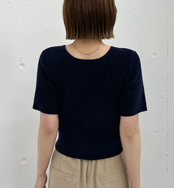 archives「ハーフスリーブＷｚｉｐモールニット」|ニット・セーター|