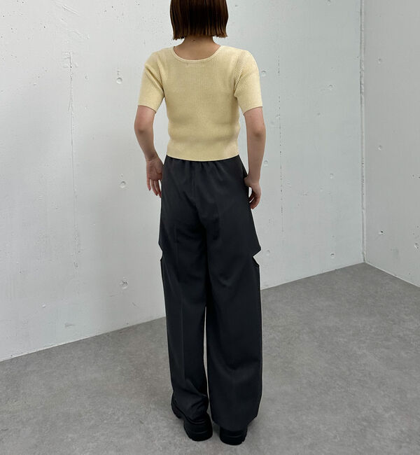 archives「ハーフスリーブＷｚｉｐモールニット」|ニット・セーター|