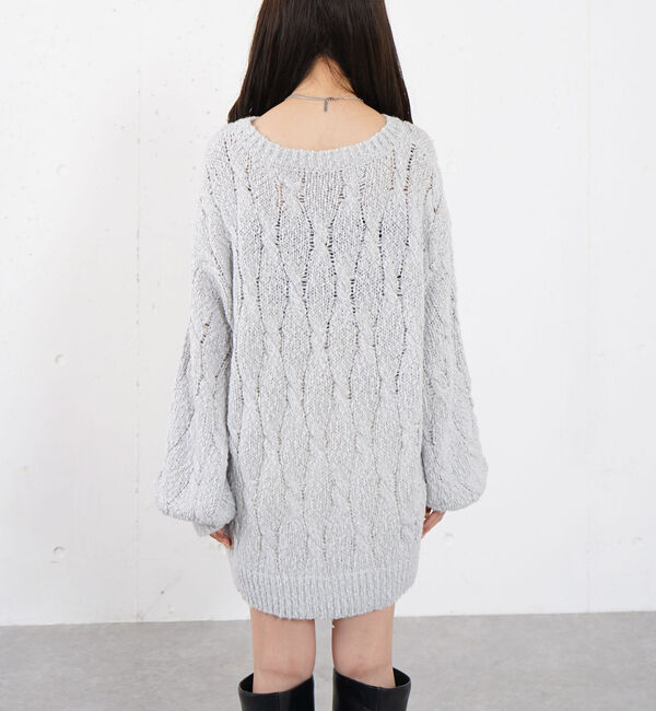 archives「スラブゆるケーブルニットプルオーバー」|ニット・セーター|