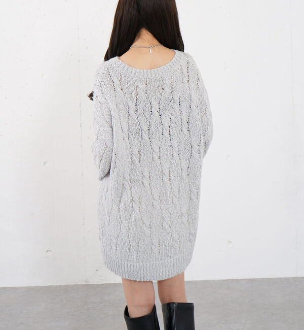 archives「スラブゆるケーブルニットプルオーバー」|ニット・セーター|