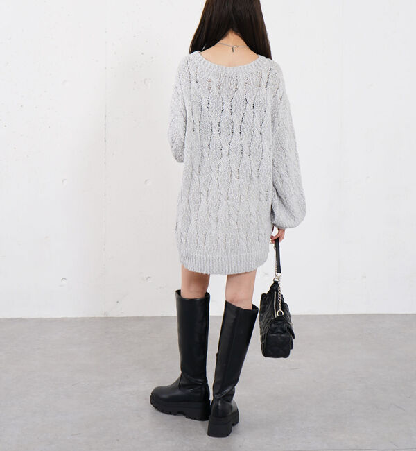 archives「スラブゆるケーブルニットプルオーバー」|ニット・セーター|
