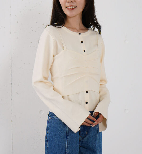 archives「マルチｗａｙフロントタックニットアンサンブル」|カーディガン|