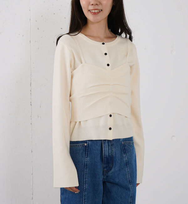 archives「マルチｗａｙフロントタックニットアンサンブル」|カーディガン|