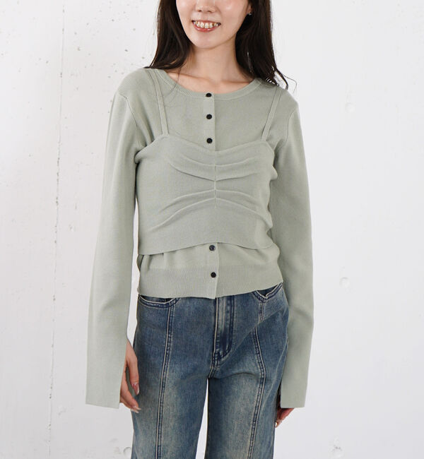 archives「マルチｗａｙフロントタックニットアンサンブル」|カーディガン|