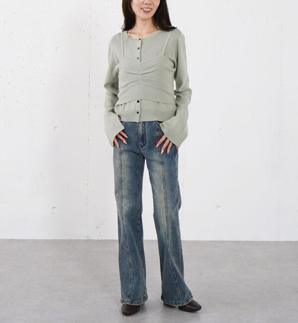 archives「マルチｗａｙフロントタックニットアンサンブル」|カーディガン|