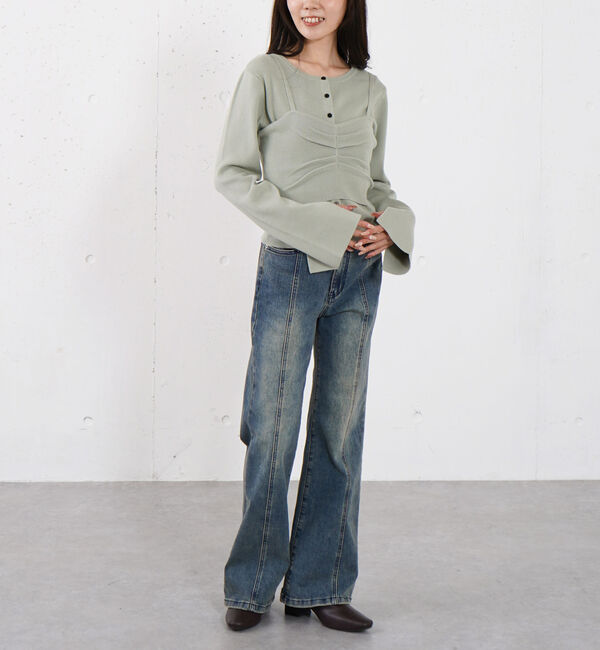 archives「マルチｗａｙフロントタックニットアンサンブル」|カーディガン|