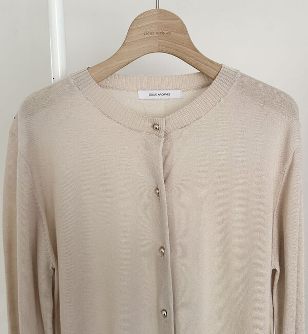 Doux archives「シルクミックスベーシックカーデ」|カーディガン|