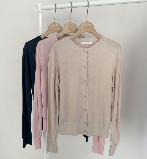 Doux archives「シルクミックスベーシックカーデ」|カーディガン|