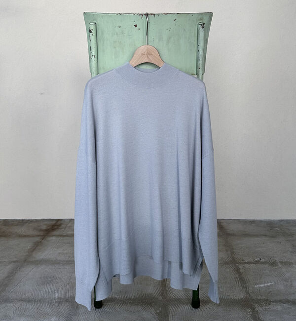 Doux archives「ハイネックサイドスリットニットプルオーバー」|ニット・セーター|