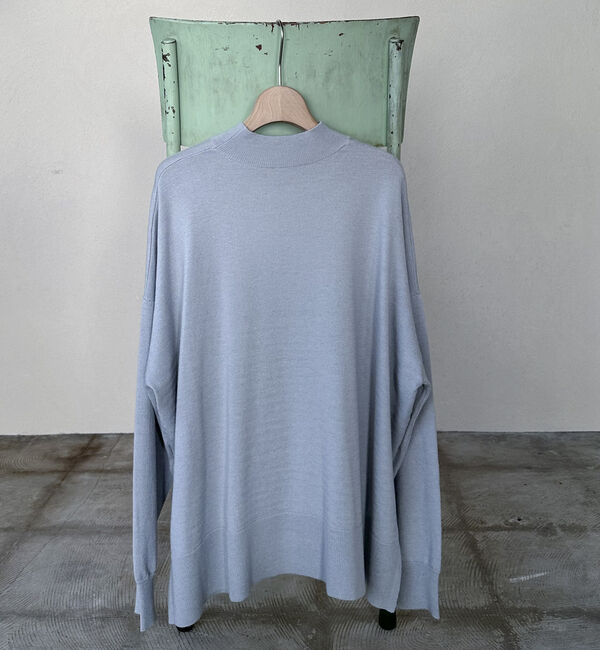 Doux archives「ハイネックサイドスリットニットプルオーバー」|ニット・セーター|