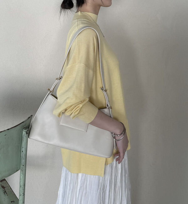 Doux archives「ハイネックサイドスリットニットプルオーバー」|ニット・セーター|