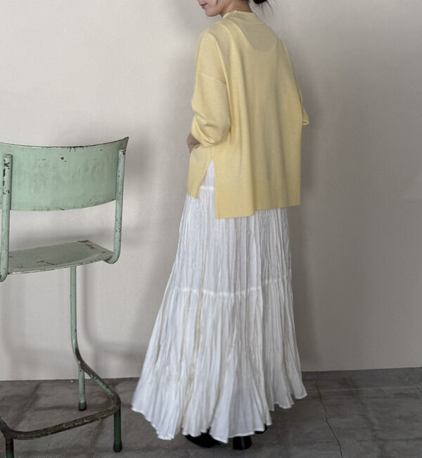 Doux archives「ハイネックサイドスリットニットプルオーバー」|ニット・セーター|