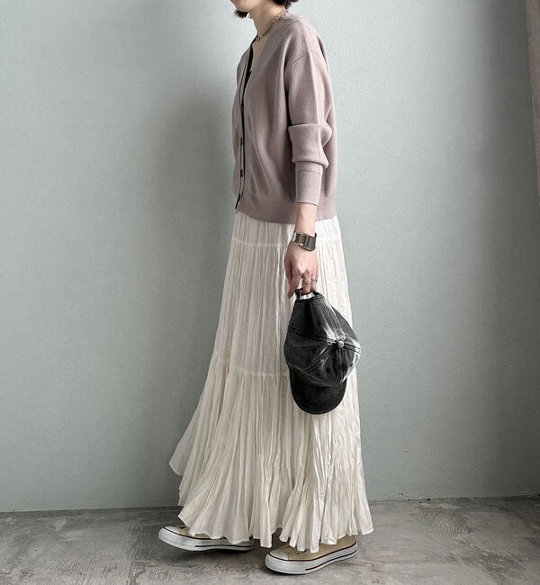 Doux archives「レイヤード風Ｖネックカーディガン」|カーディガン|