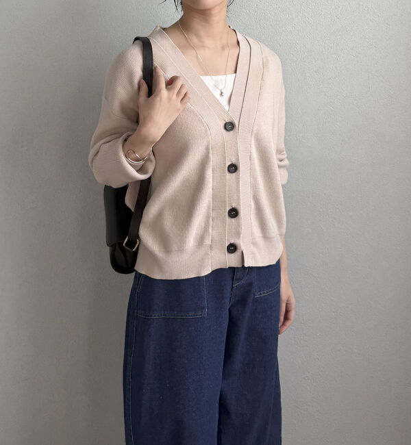 Doux archives「レイヤード風Ｖネックカーディガン」|カーディガン|