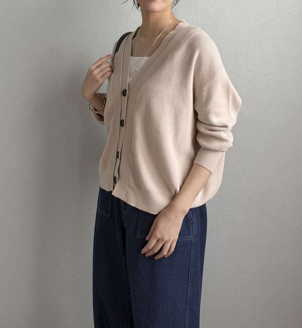 Doux archives「レイヤード風Ｖネックカーディガン」|カーディガン|