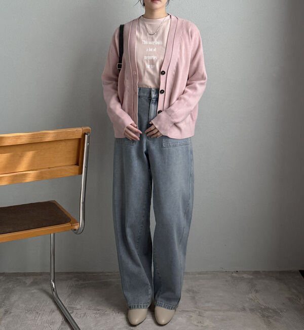 Doux archives「レイヤード風Ｖネックカーディガン」|カーディガン|