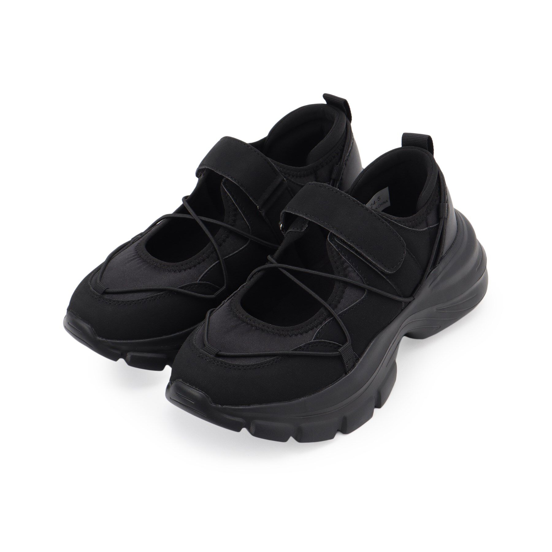 SHOO･LA･RUE「メリージェーンスニーカー」|スニーカー|ブラック(019)