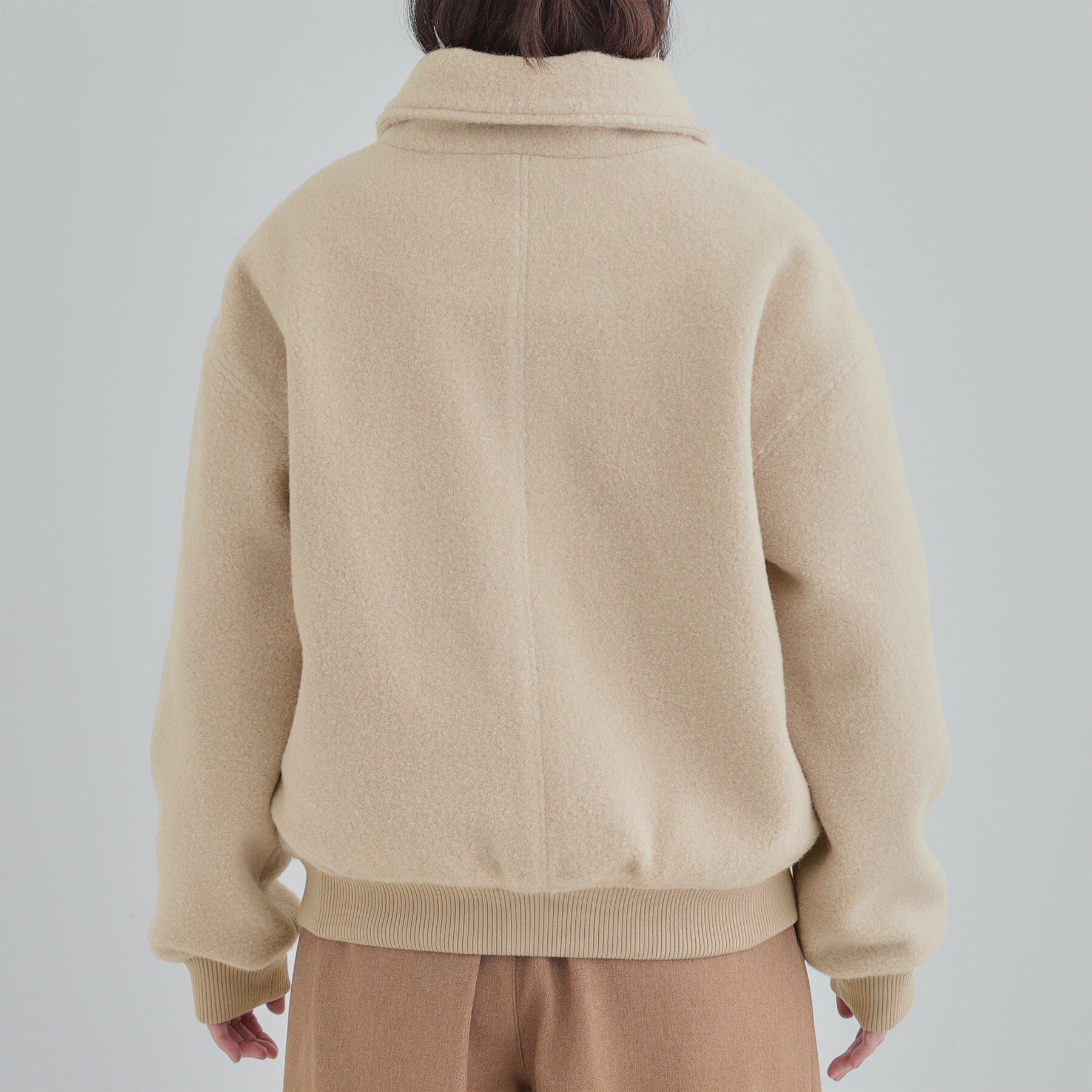 SHOO･LA･RUE「【S-LL】大人の上品カジュアルに スライバージャケット」|ブルゾン・スタジャン|