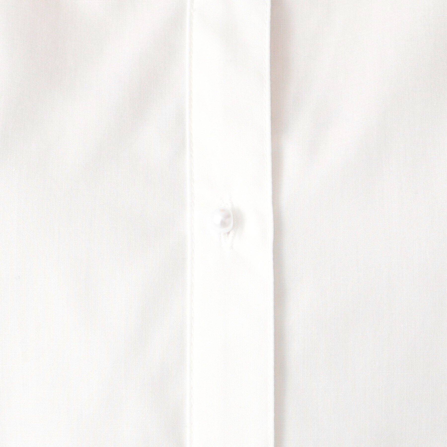 Dessin「【洗える】パール調ボタンテントラインブラウス」|シャツ・ブラウス|