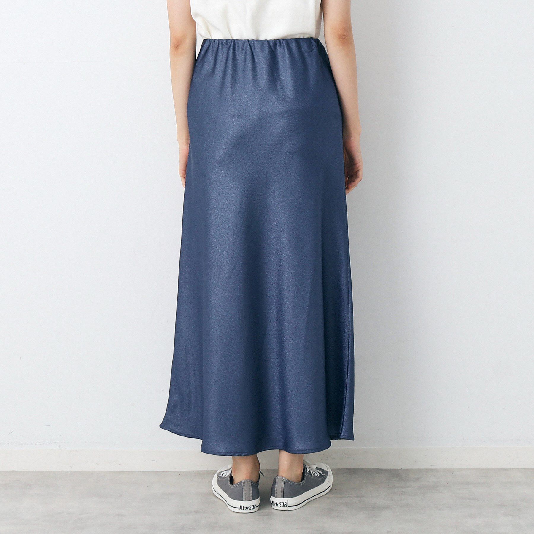 Dessin「【洗える】ナローサテンロングスカート」|スカート|
