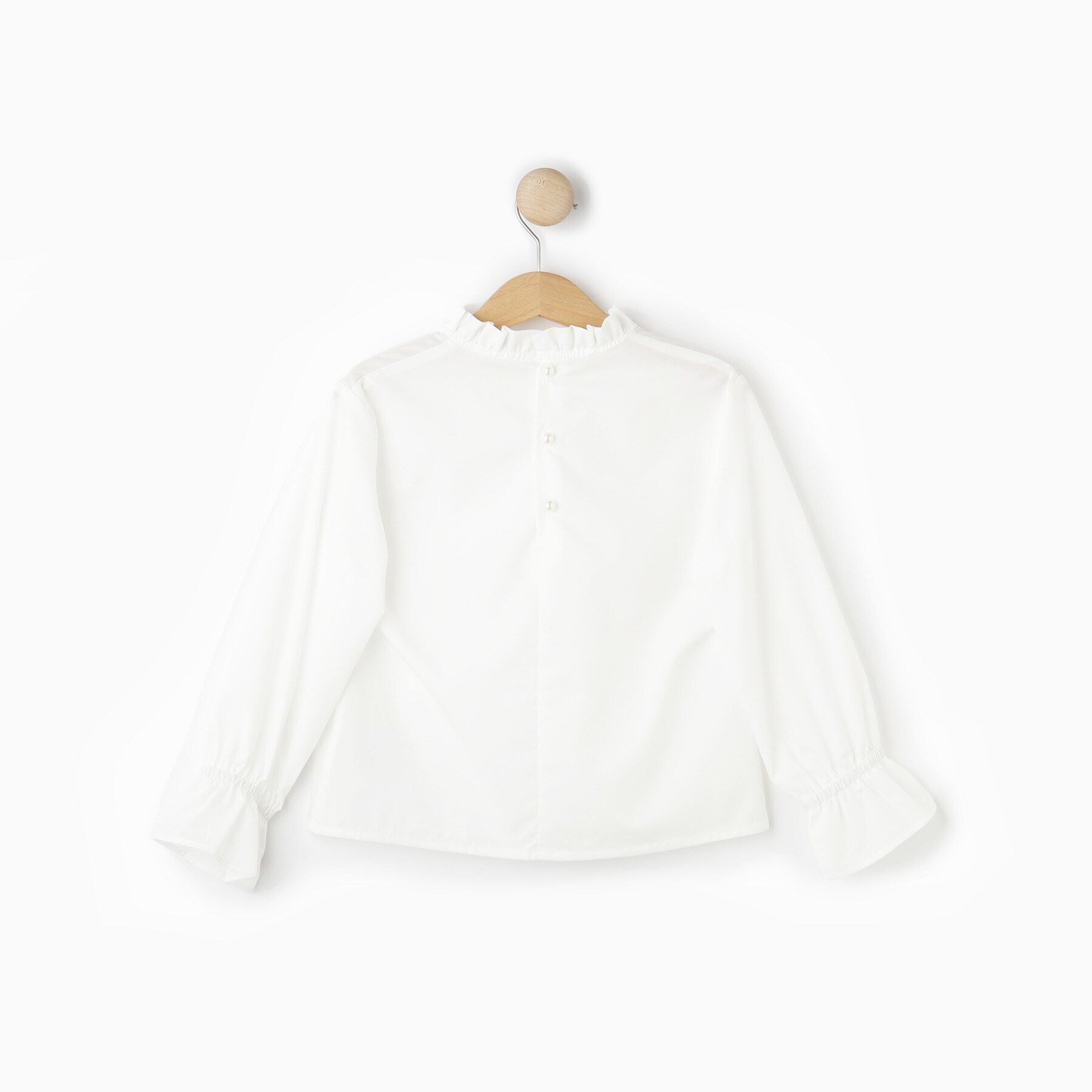 Dessin「【セレモニー】フリルネックブラウス」|シャツ・ブラウス|