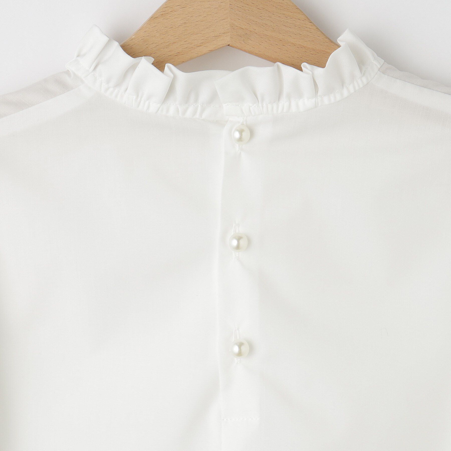 Dessin「【セレモニー】フリルネックブラウス」|シャツ・ブラウス|