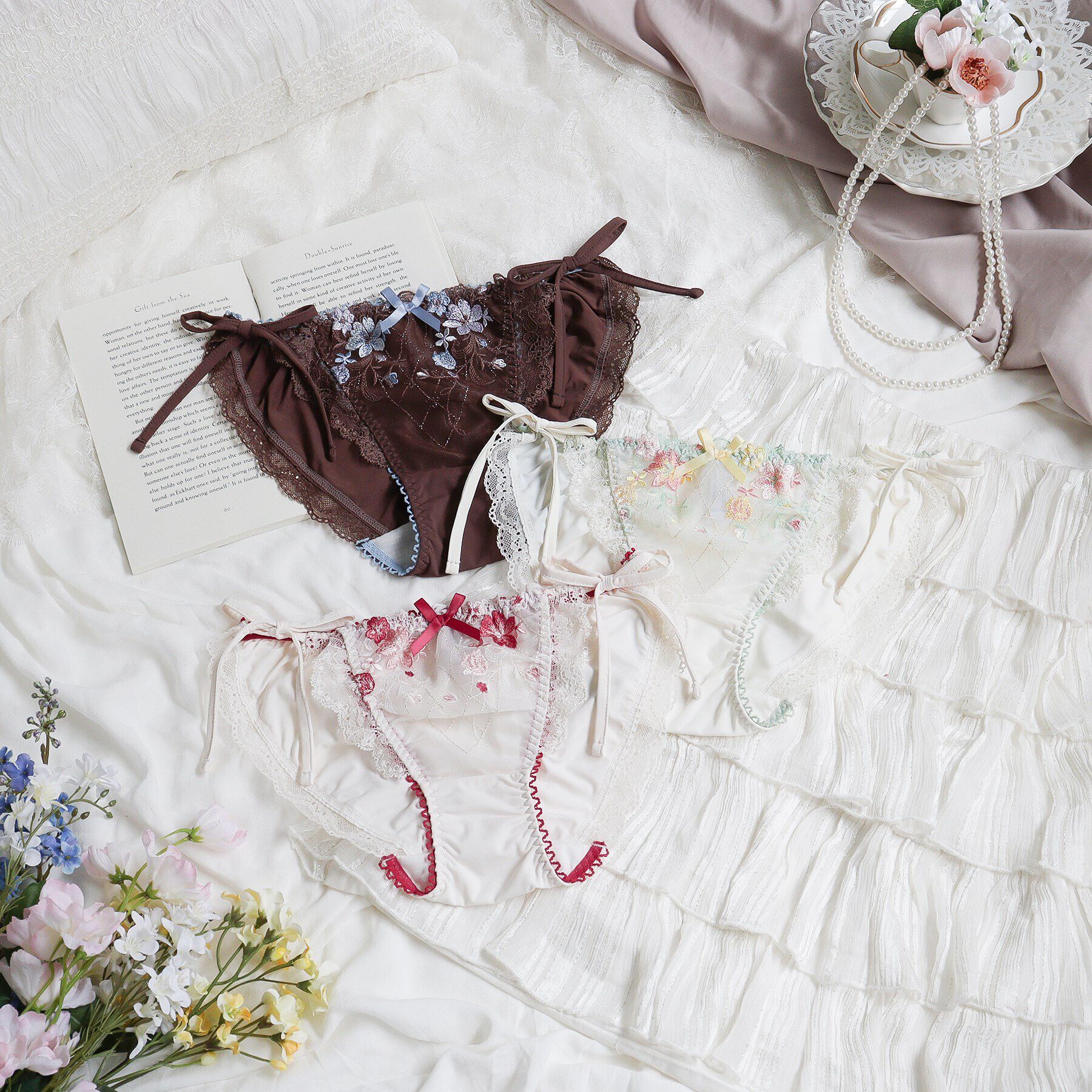 Risa Magli「ハーパー リボンショーツ」|インナー|