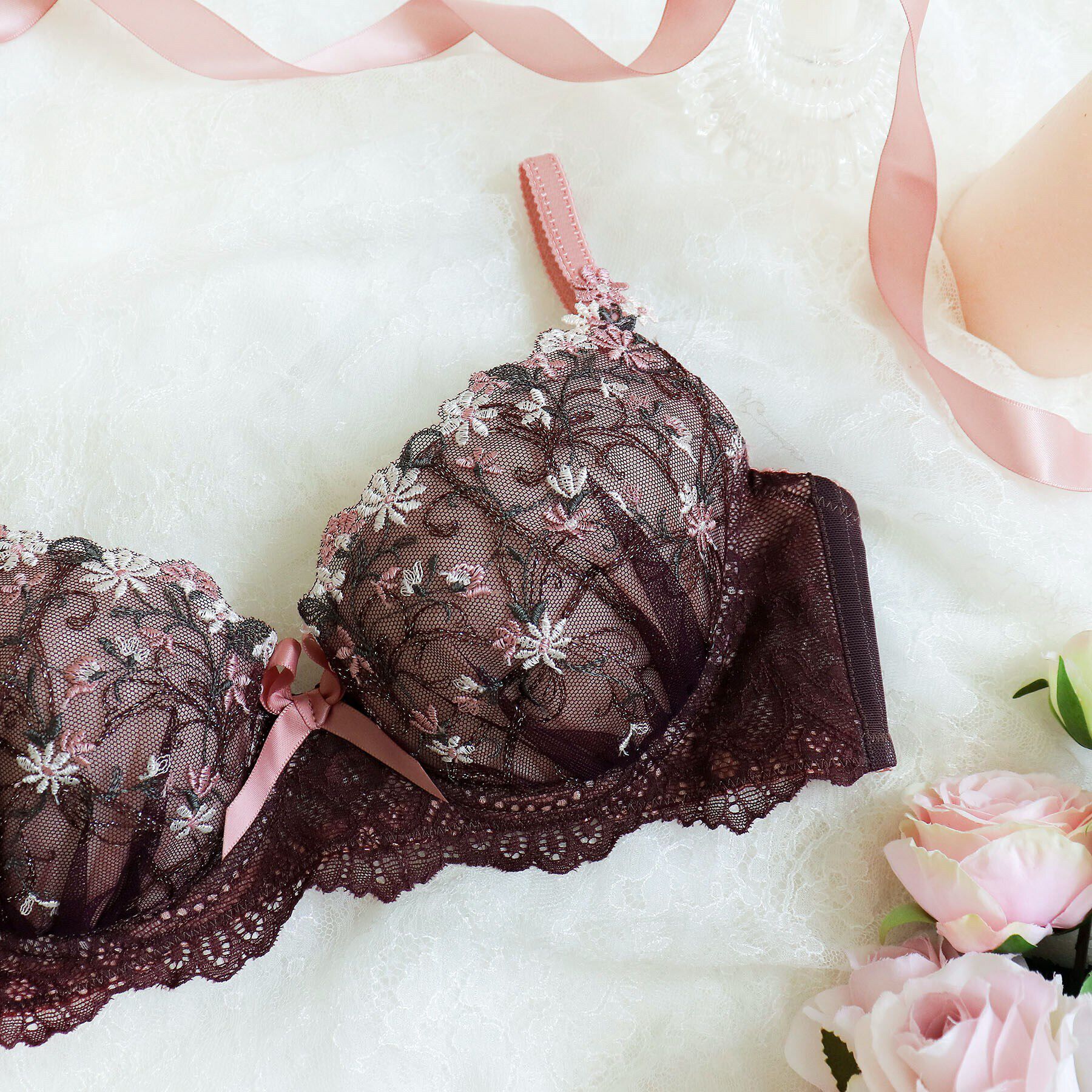 Risa Magli「ティナ ブラジャー（E-F）＜スウィートリッチ＞」|インナー|