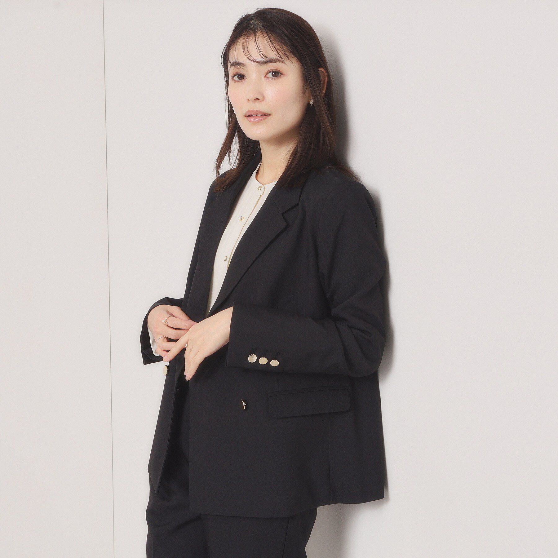 ITS&rsquo;DEMO「ツイルストレッチダブルジャケット」|テーラードジャケット|